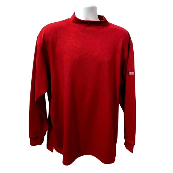 FootJoy ProDry Performance Long Sleeve Mock Golf Shirt XL Merril Lynch Logo - Picture 1 of 10